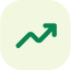 trending_up_48dp_0A8451_FILL0_wght700_GRAD0_opsz48 1